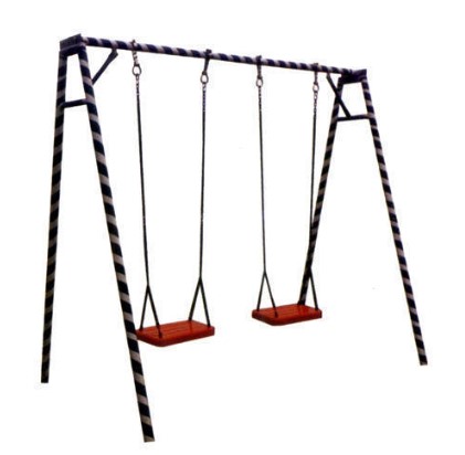 Outdoor playground equipment designed for children’s play areas, including durable, colorful pieces like swings, slides, and see-saws, promoting fun and safe recreational activities.