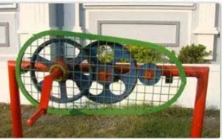 Interactive science park equipment designed to engage and educate children and visitors with hands-on learning experiences in physics, mechanics, and natural sciences.