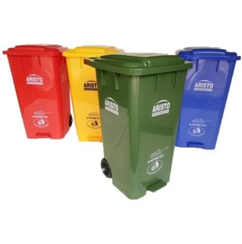 Durable garbage waste handling equipment designed for efficient waste collection and disposal, ideal for outdoor and indoor use in public and commercial spaces.