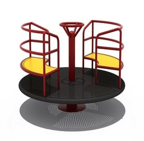 Outdoor playground equipment designed for children’s play areas, including durable, colorful pieces like swings, slides, and see-saws, promoting fun and safe recreational activities.
